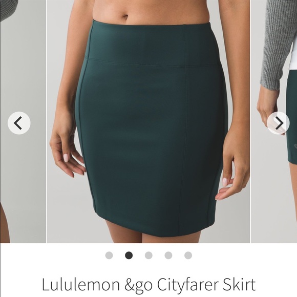 Lululemon &go Cityfarer Skirt in Dark Fuel - Picture 2 of 10